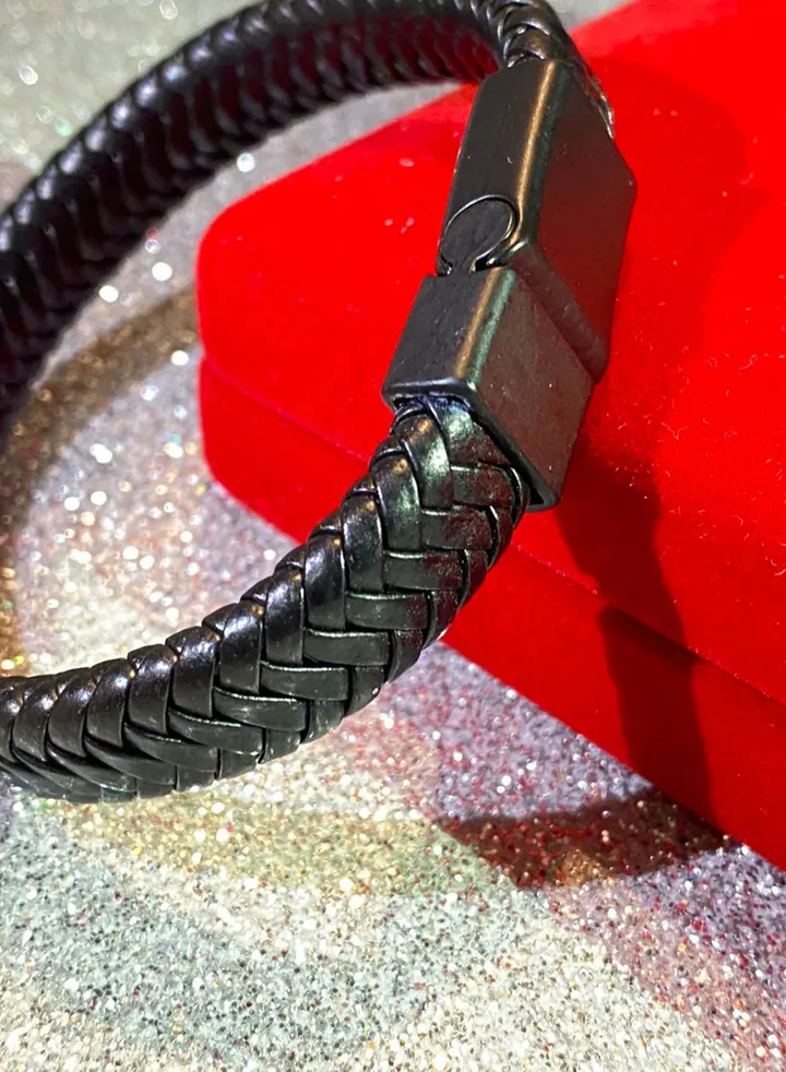 Braided Leather Bracelet for Men