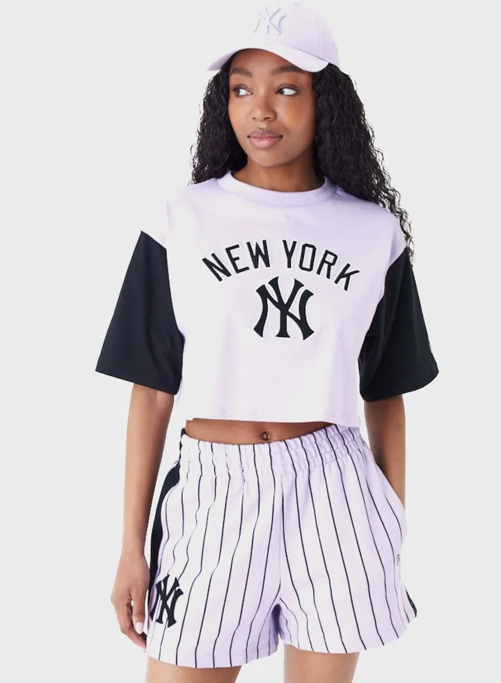 New York Yankees Mlb Cropped T-Shirt