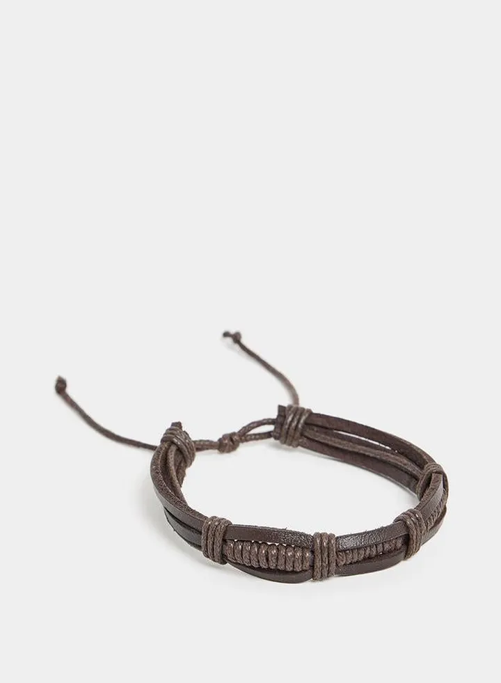 Braided Wrap Around Adjustable Bracelet