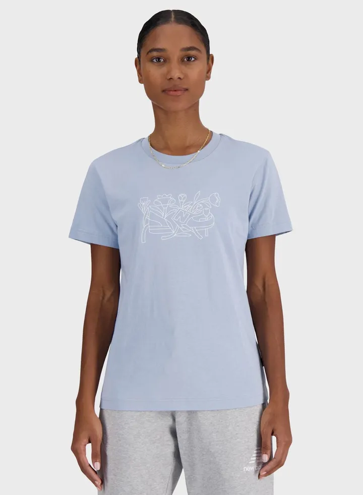 Logo Floral T-Shirt