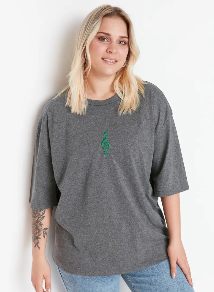 Crew Neck Oversized T-Shirt