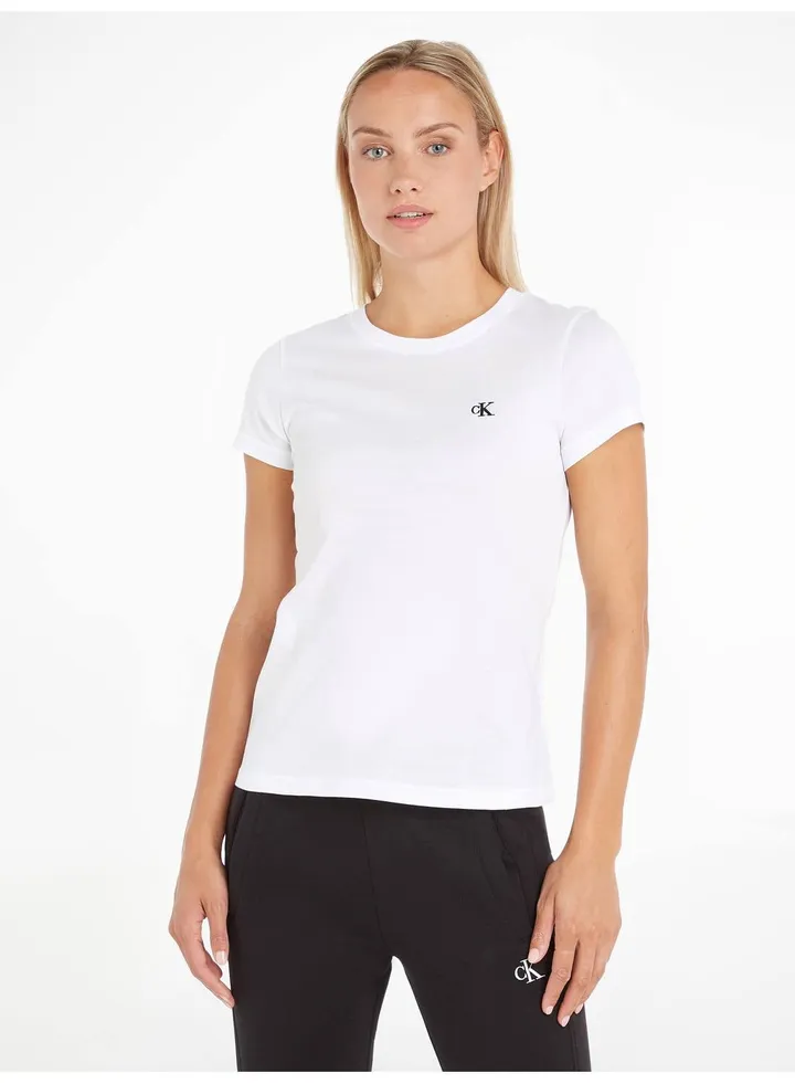 Women's Slim Organic Cotton T-Shirt, White