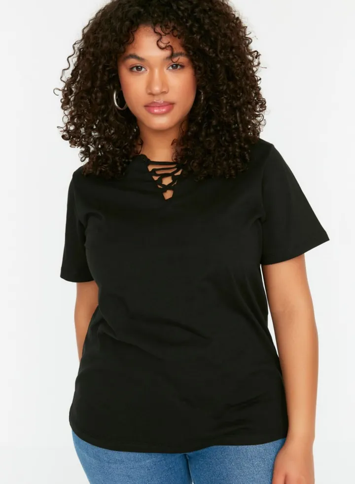 Tie Detail T-Shirt