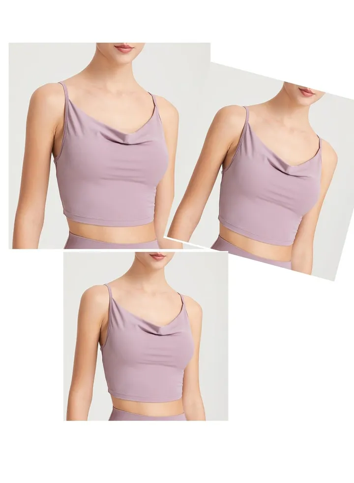 Sports underwear women wear running yoga clothes beauty back vest without underwire bra fitness top(Three pieces)