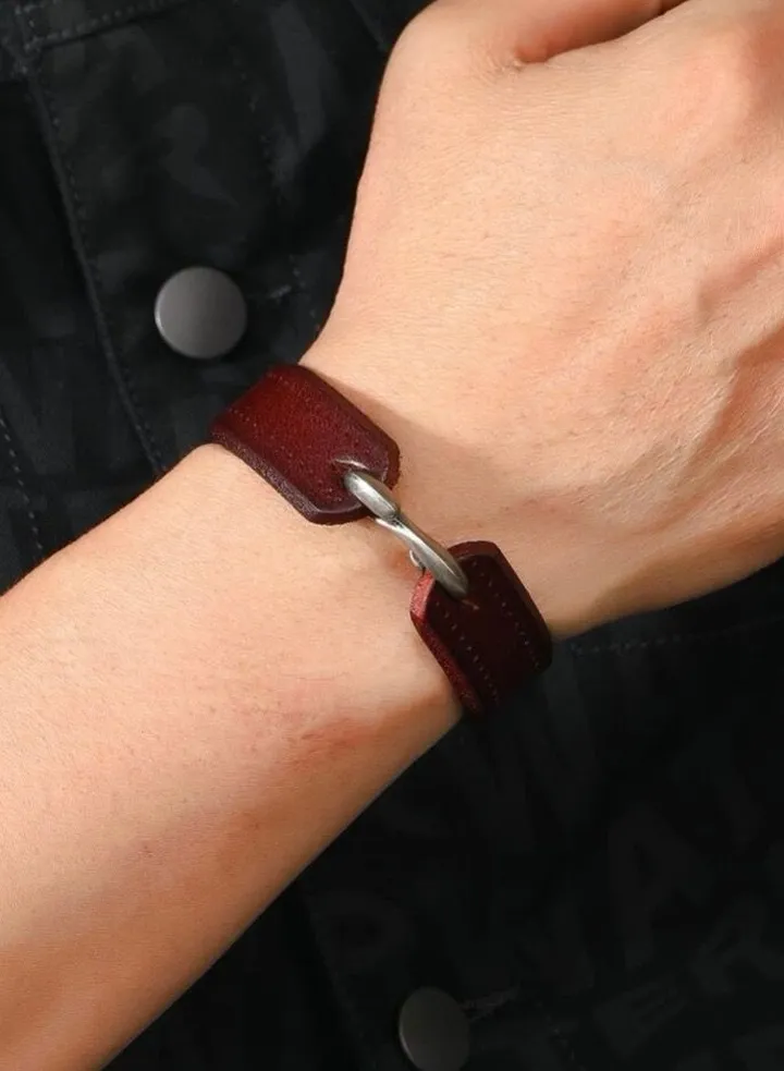Elegant High Quality Of PU Leather Bracelet For Men