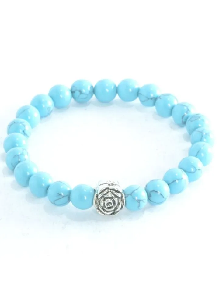 Casual Beaded Bracelet Blue