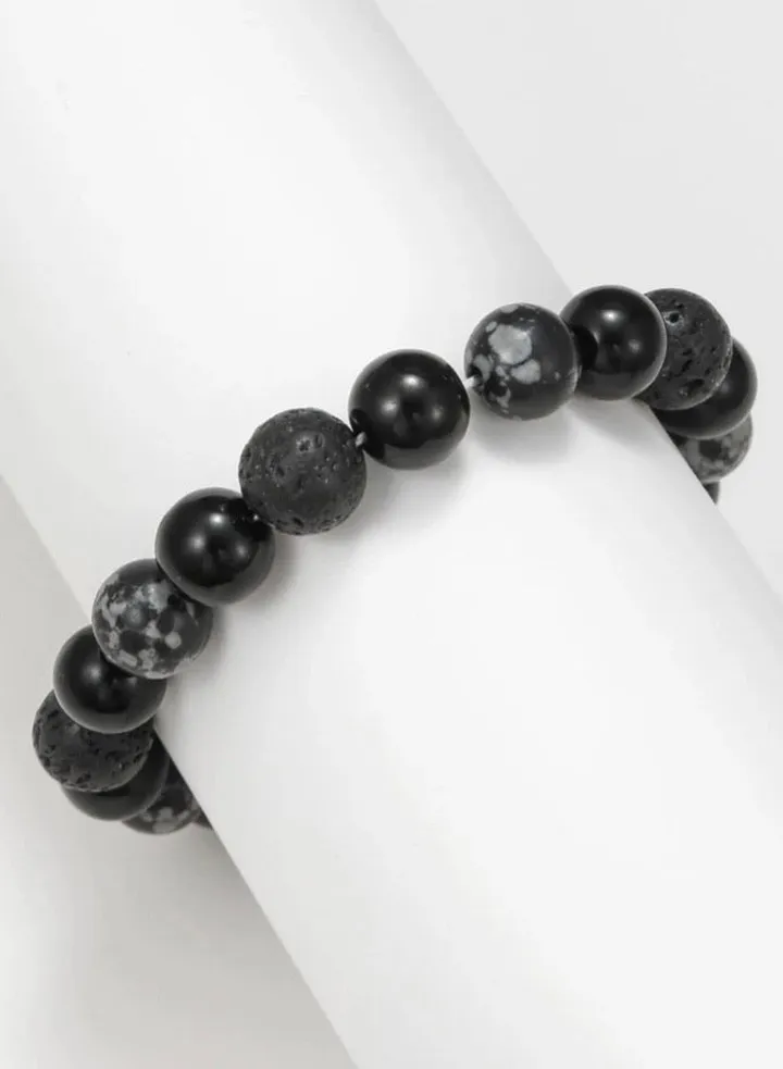 Bracelet For Men Made Of Stones