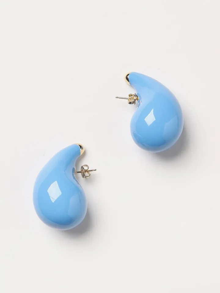 Bottega Veneta silver drop earrings