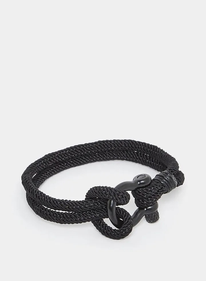 Rope Bracelet with Toggle Detail