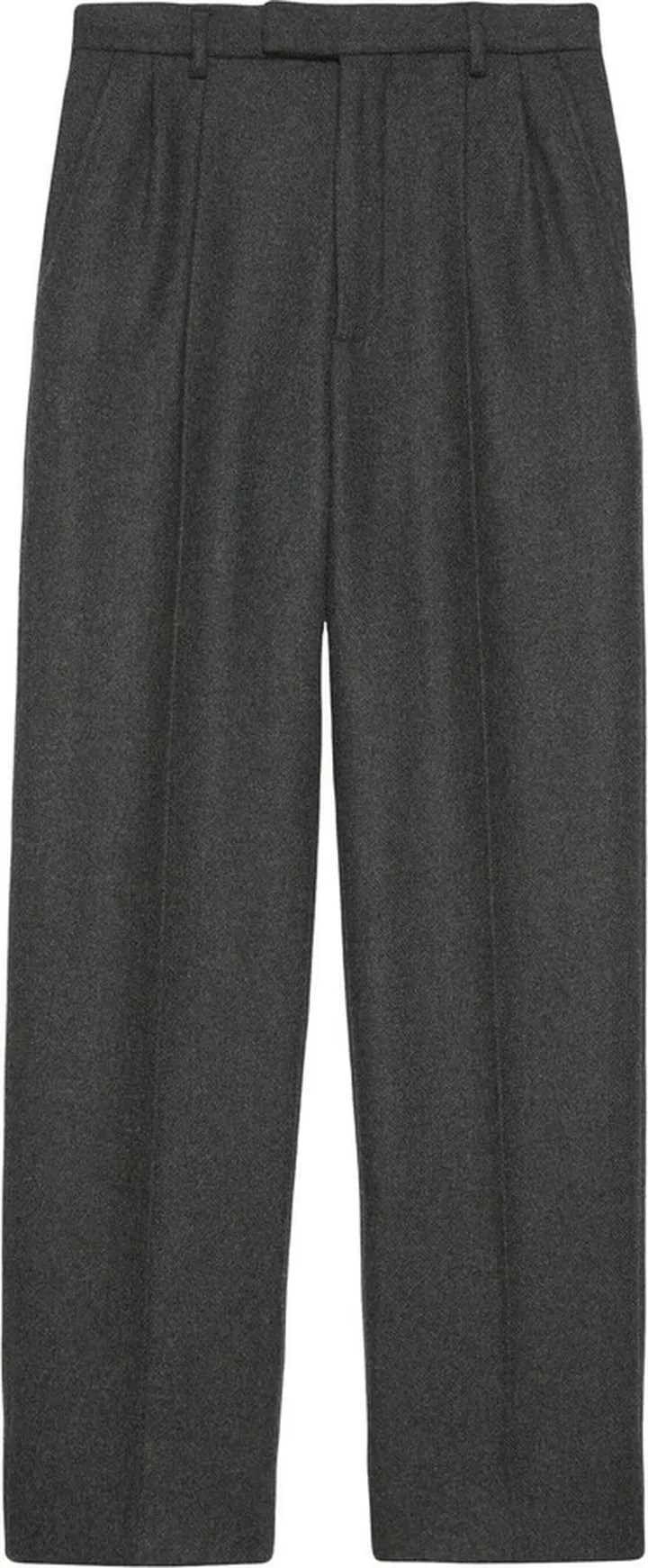 Straight-Leg Cashmere Trousers