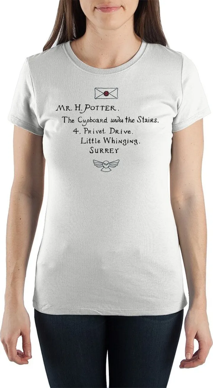 Hogwarts Letter Shirt Harry Potter TShirt Hogwarts Tee Harry Potter Shirt-XX-Large