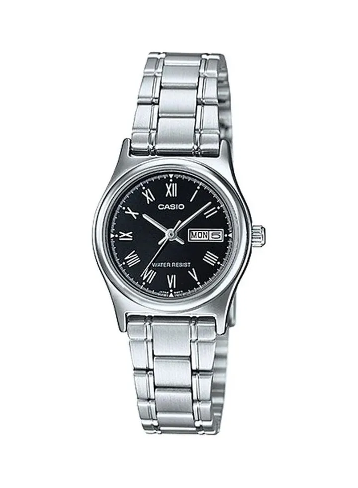 Women's Stainless Steel Analog Watch LTP-V006D-1BUDF - 30 mm - Silver