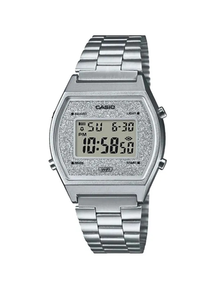 Women's Stainless Steel Digital Wrist Watch B640WDG-7DF - 33 mm - Silver