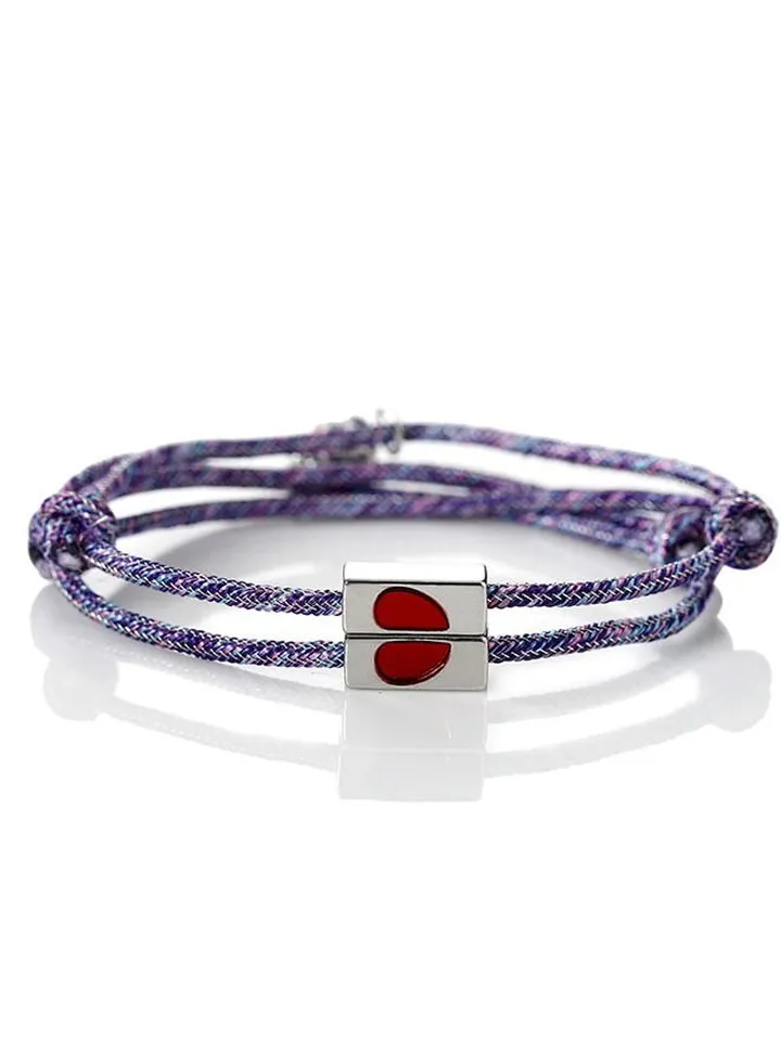 2-Piece Magnetic Heart Alloy Bracelet