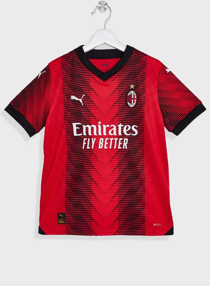 Kids Ac Milan Home Jersey Replica Jr