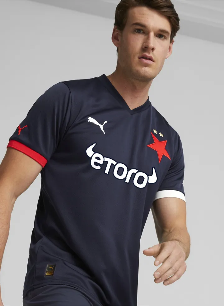 SK Slavia Prague Away 22/23 Replica Mens Football Jersey Shirt