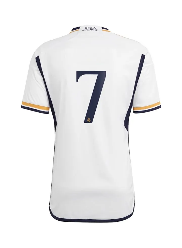 23/24 New Season Real Madrid HOME Football Kits Fans Football Jersey/Shorts Gift Set Youth Sizes and Adult Size