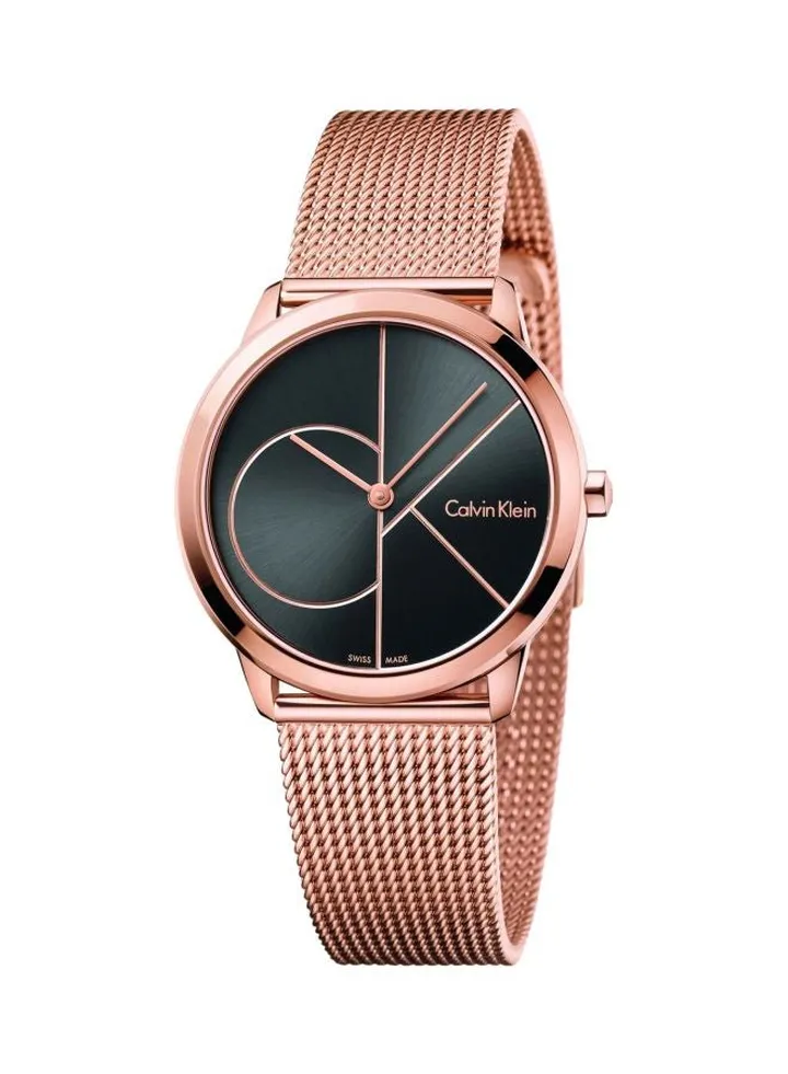 Women's Water Resistant Analog Watch K3M22621 - 35 mm - Rose Gold