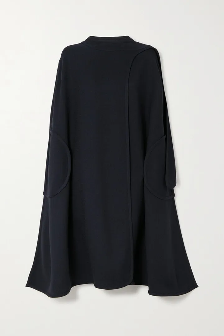 Stella McCartney - Wool-crepe Cape - Blue