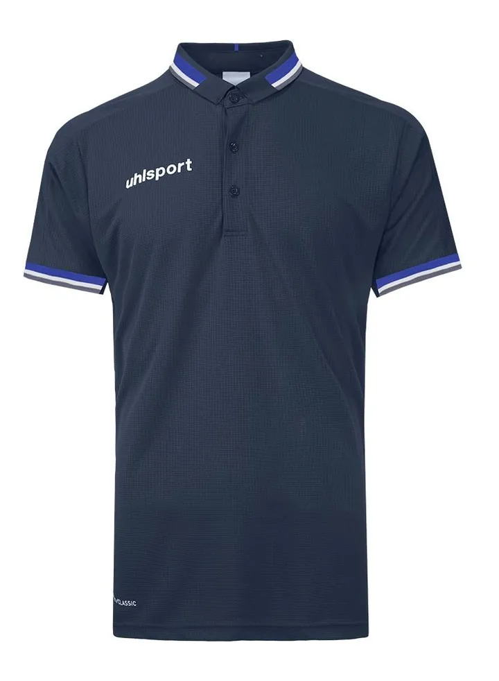 uhlsport Polo Shirt, Smart breathe® CLASSIC, For training and all kinds of sports, Sweats and dries very quicky, Design on Sleeves & collar, Regular Fit