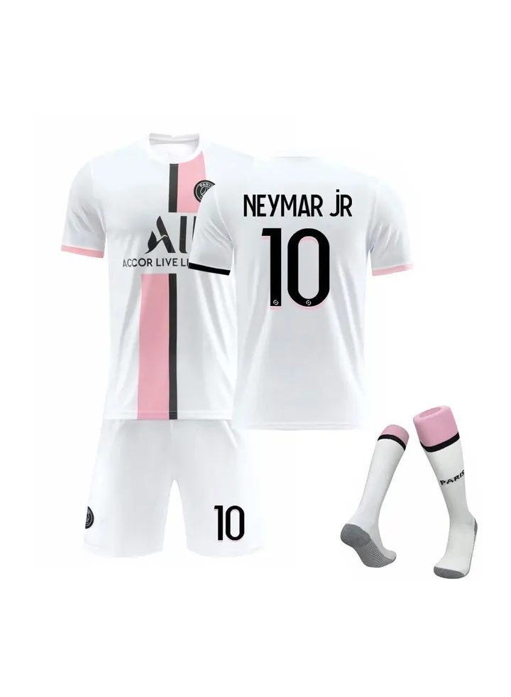 Paris away white jersey 10 football jersey