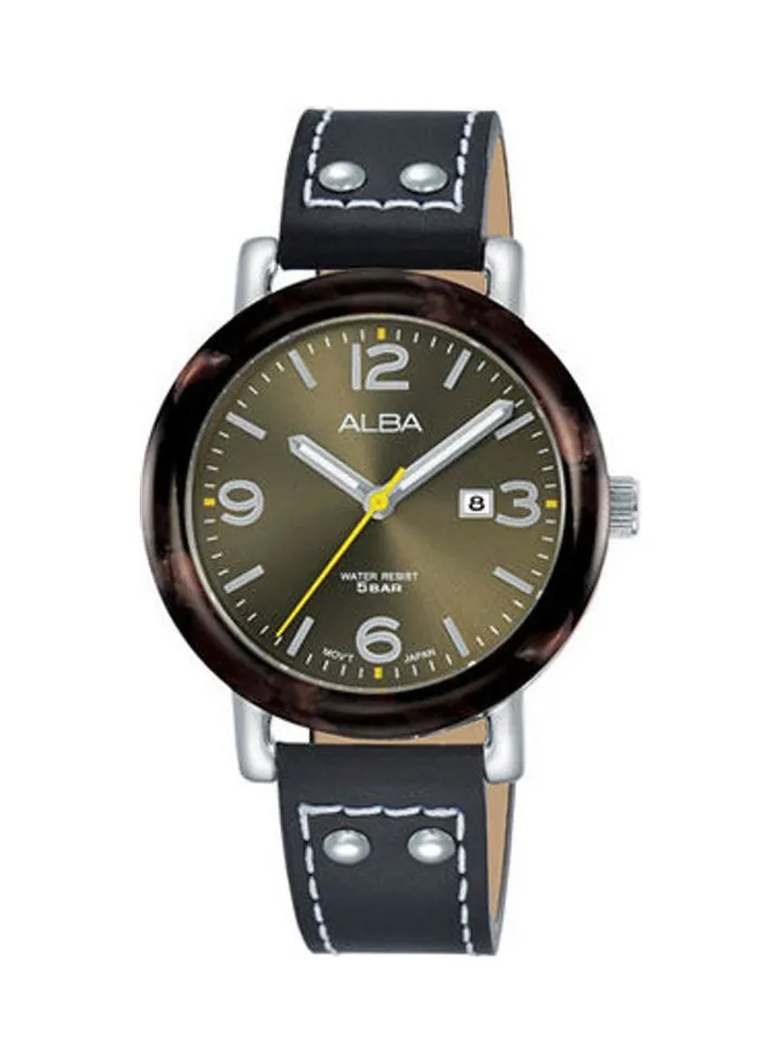 Women's Leather Casual Watch AH7P43X