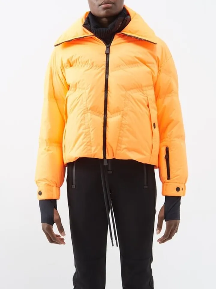 Cluses High-neck Quilted Down Ski Jacket