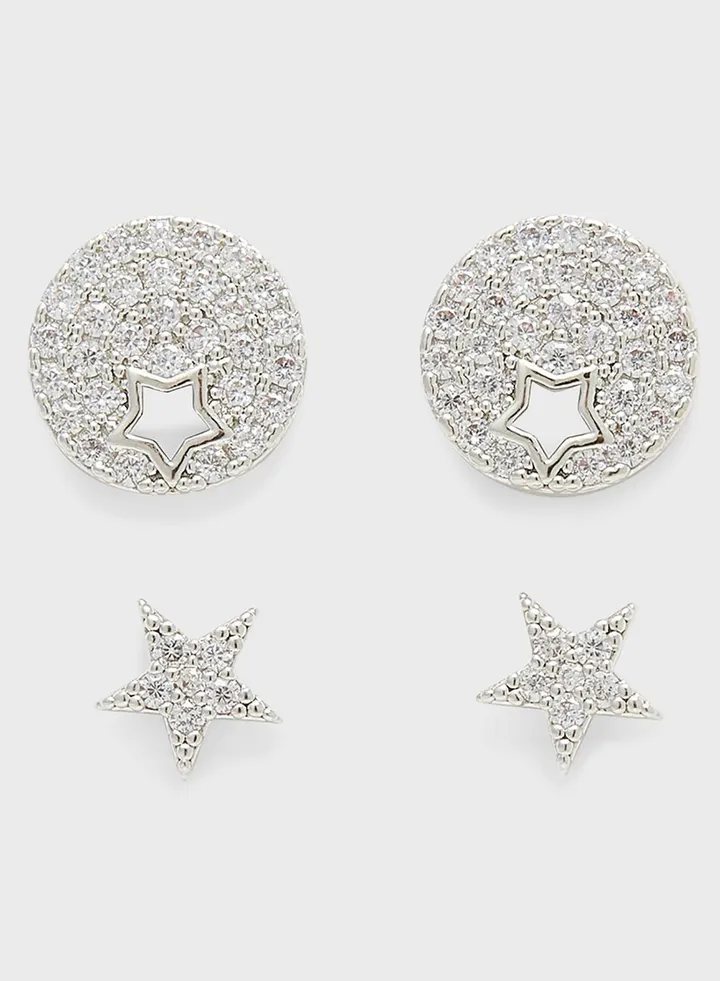 Herbie Earrings (Pack Of 2