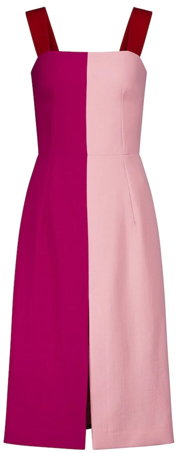 Stretch-wool midi dress