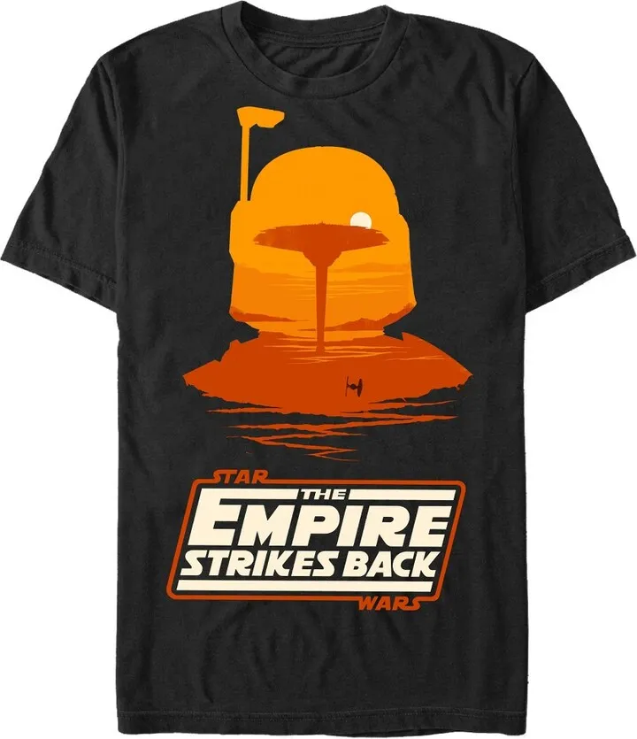 Men's Star Wars Cloud City Boba Fett T-Shirt - Black - 3X Large