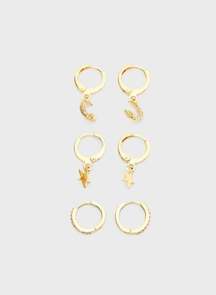 Findon Earrings (Pack Of 3