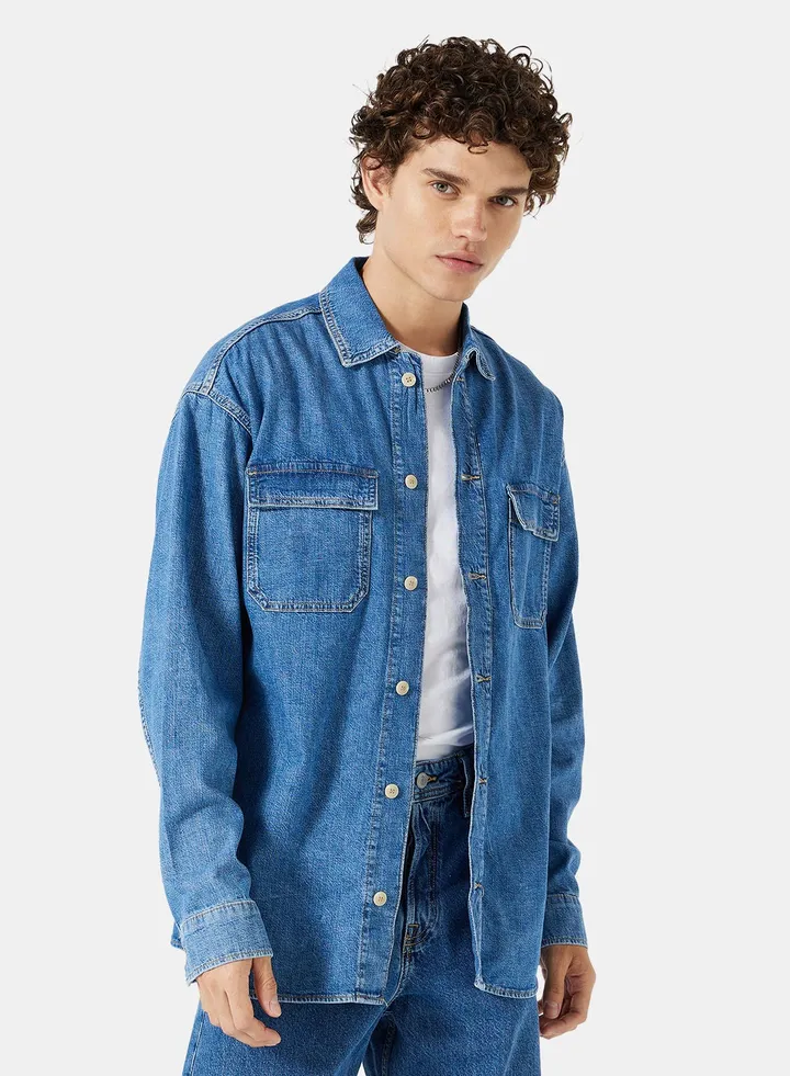 Axel Collared Denim Shirt
