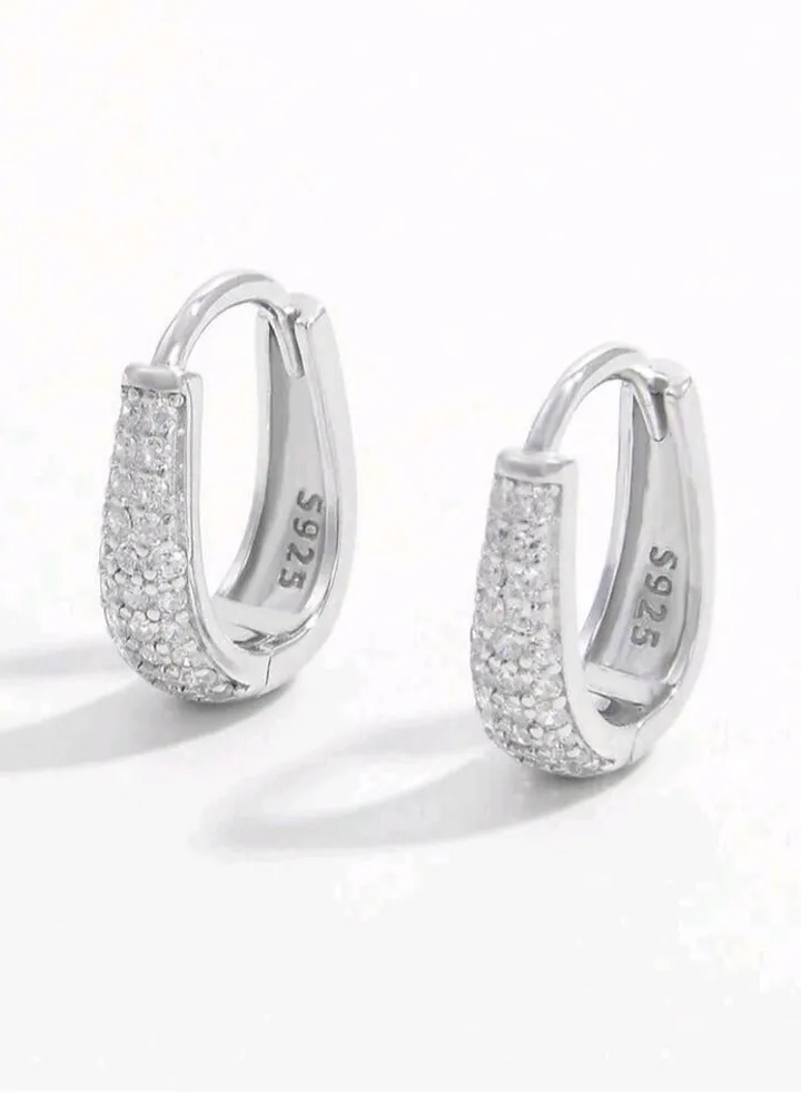 Pure 925 Sterling Silver Earrings For Women