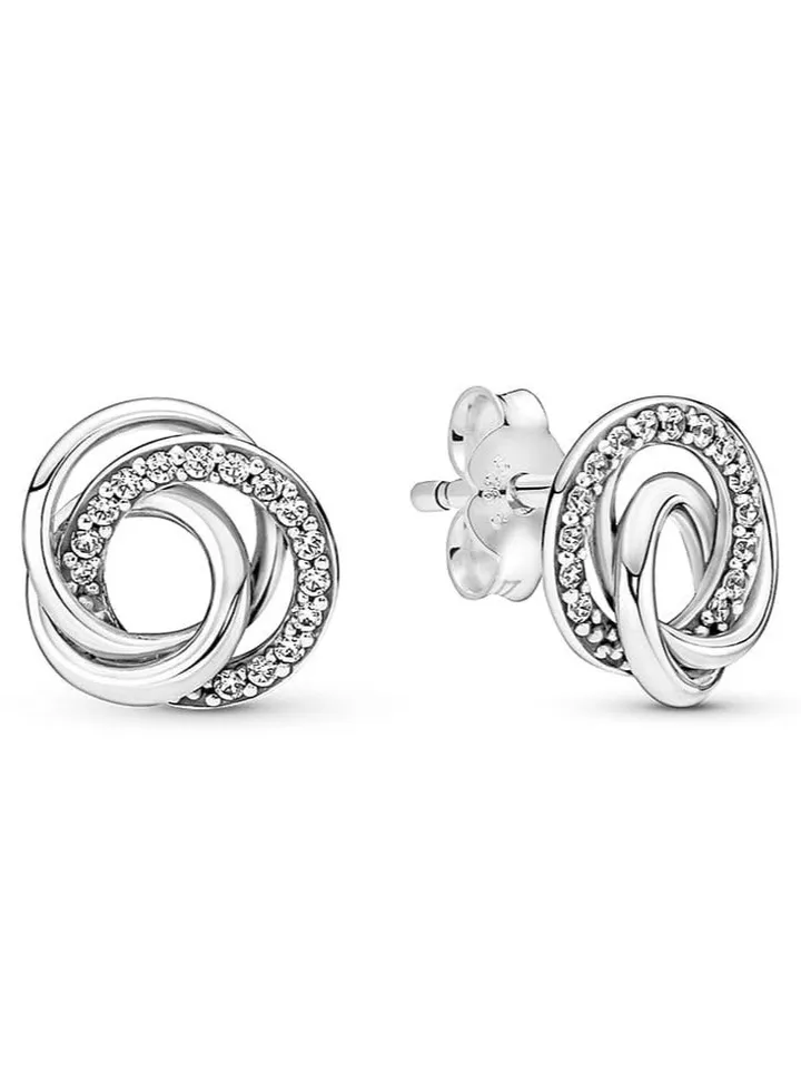 Pandora Family Always Encircled Stud Earrings