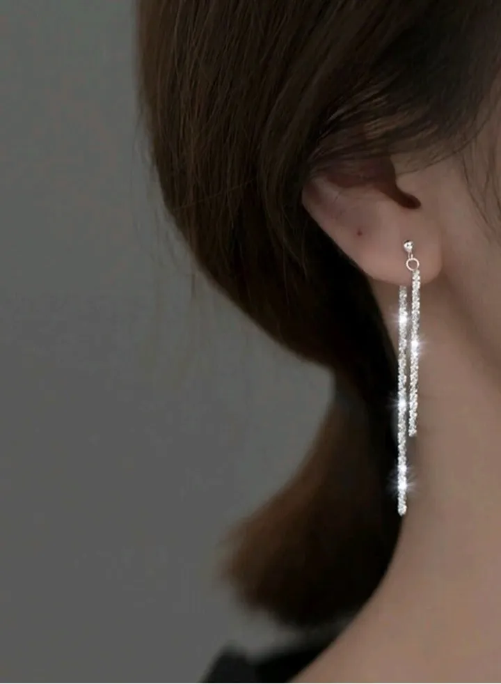 Pure 925 Sterling Silver Earrings For Women
