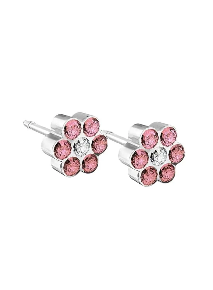 Swarovski Crystal Studded Plastic Earrings