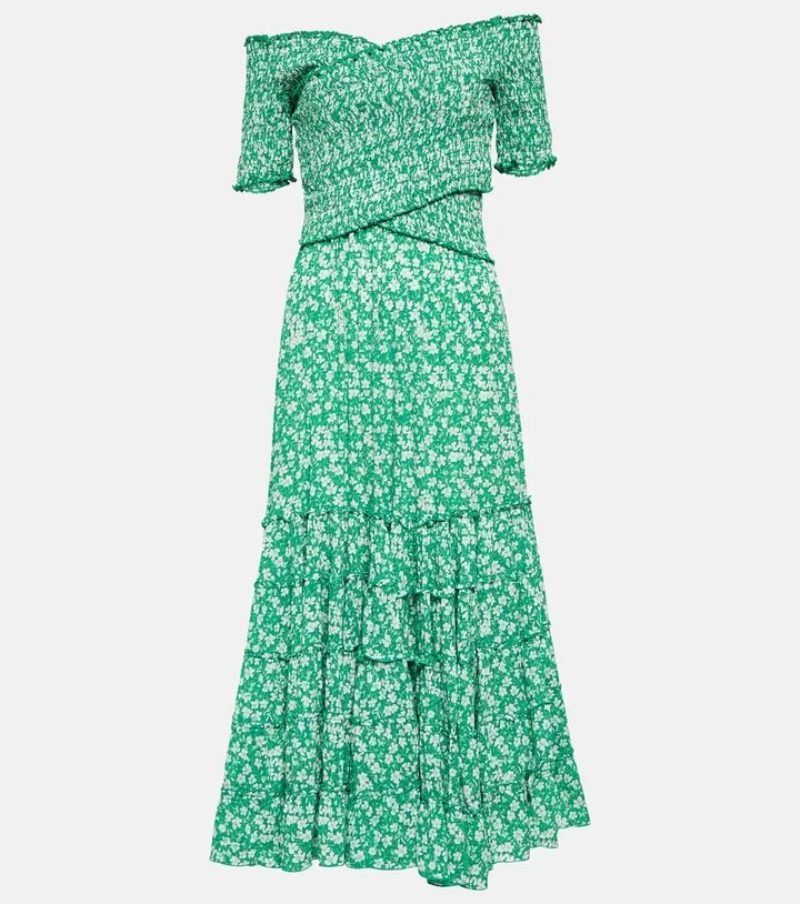 Soledad floral midi dress