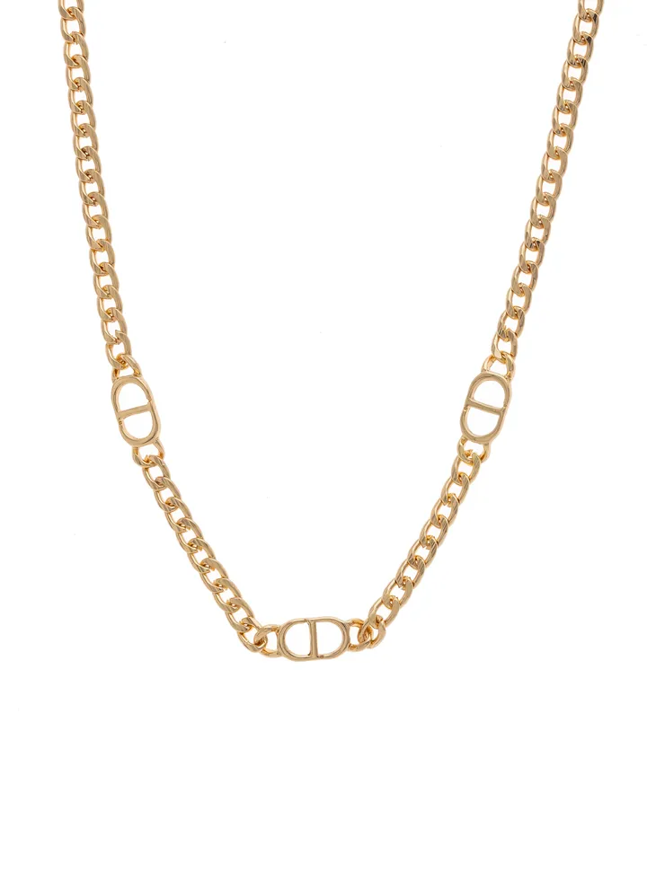 Modern chain necklace