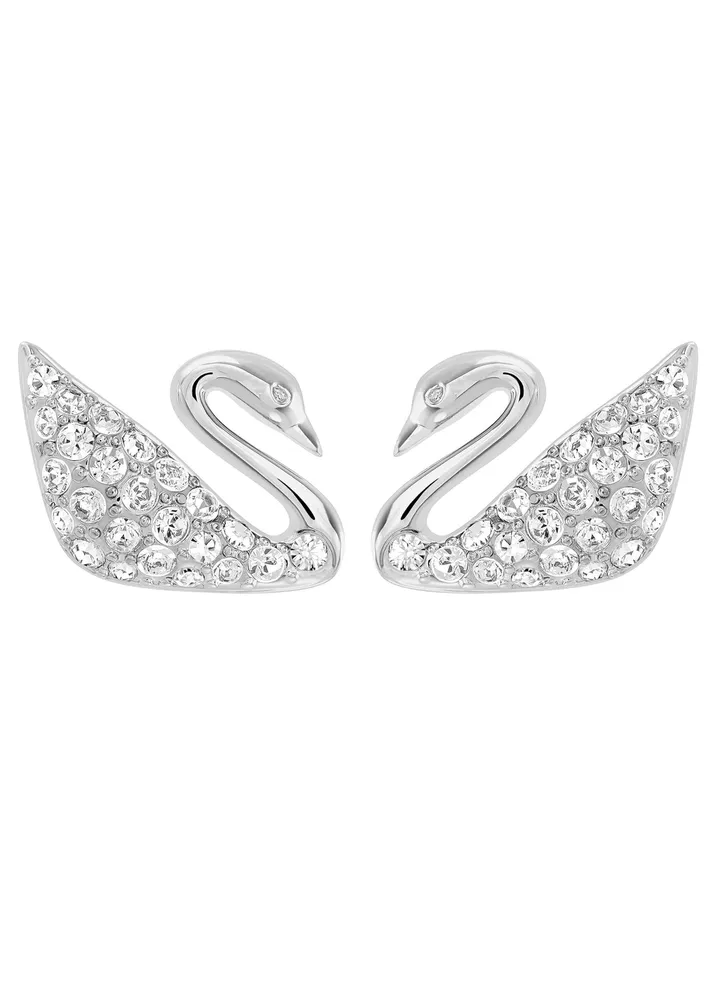 Swarovski Swan Earrings for Women's pendant