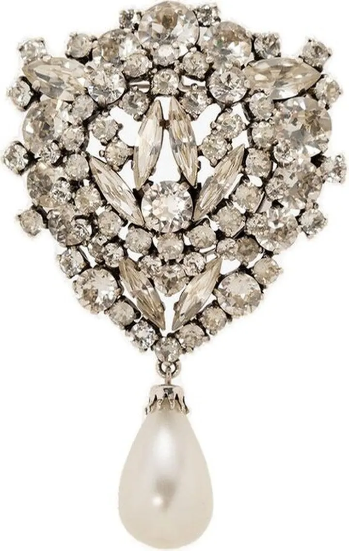Saint Laurent Embellished Brooch