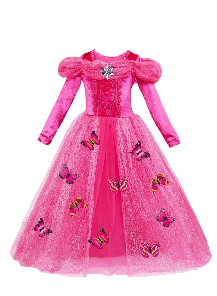 Girls' Long-Sleeved Princess Dress For Children