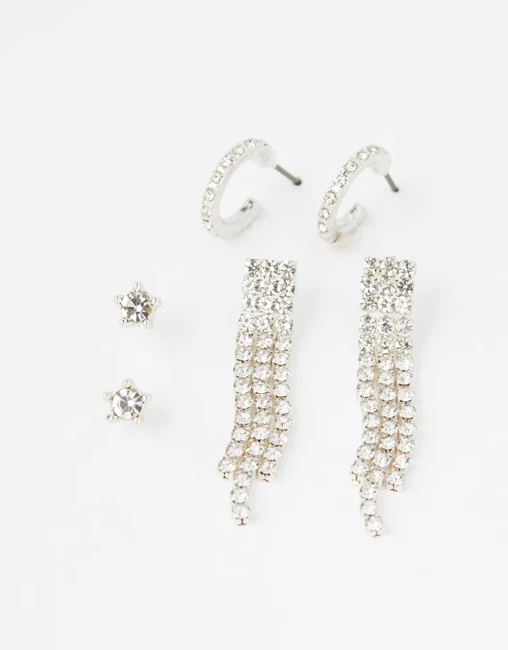 3-Piece Besties Earring Set