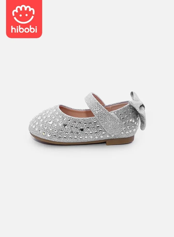 Girl's Dress Shoes Mary Jane Ballet Flats Bow Flower