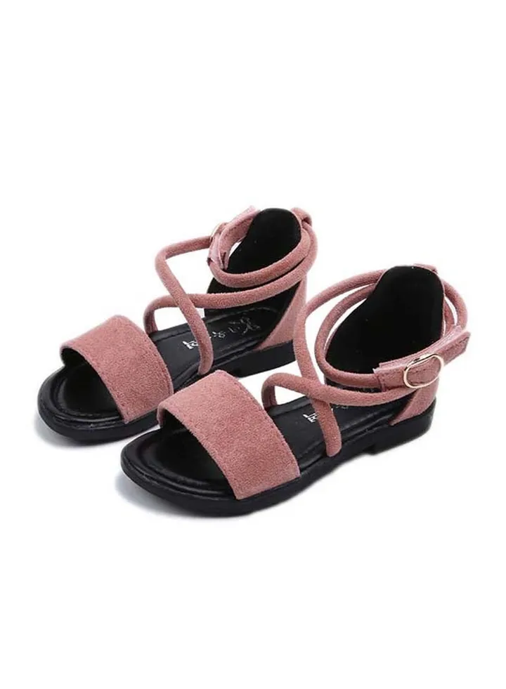 Unique Accent Casual Sandals Pink