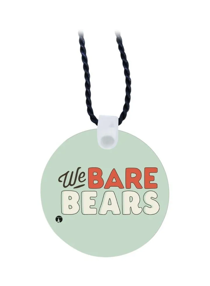 We Bare Bears Printed Pendant Necklace
