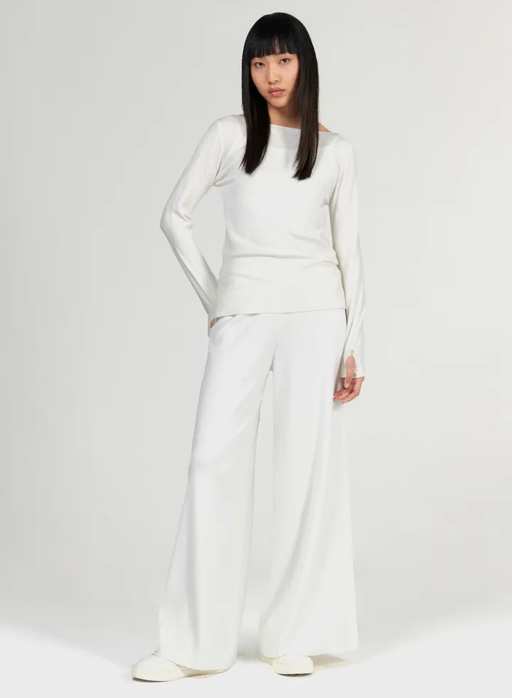 Boat-Neck Sweater