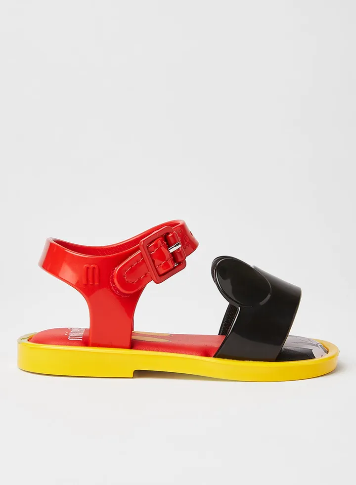 Baby Mickey Sandals Red/Black/Yellow