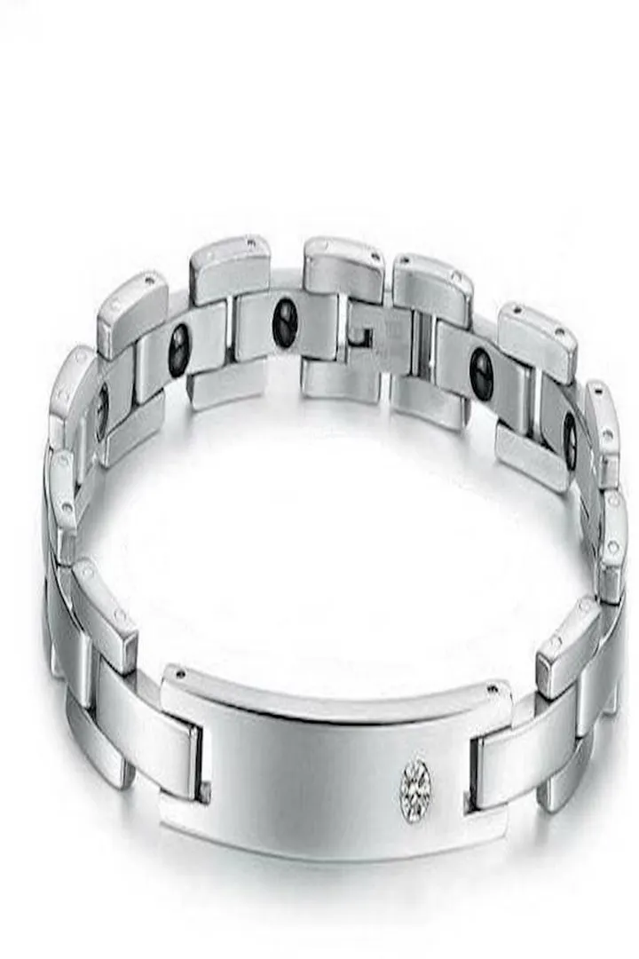 Men's Stainless Steel Magnetic Bracelet