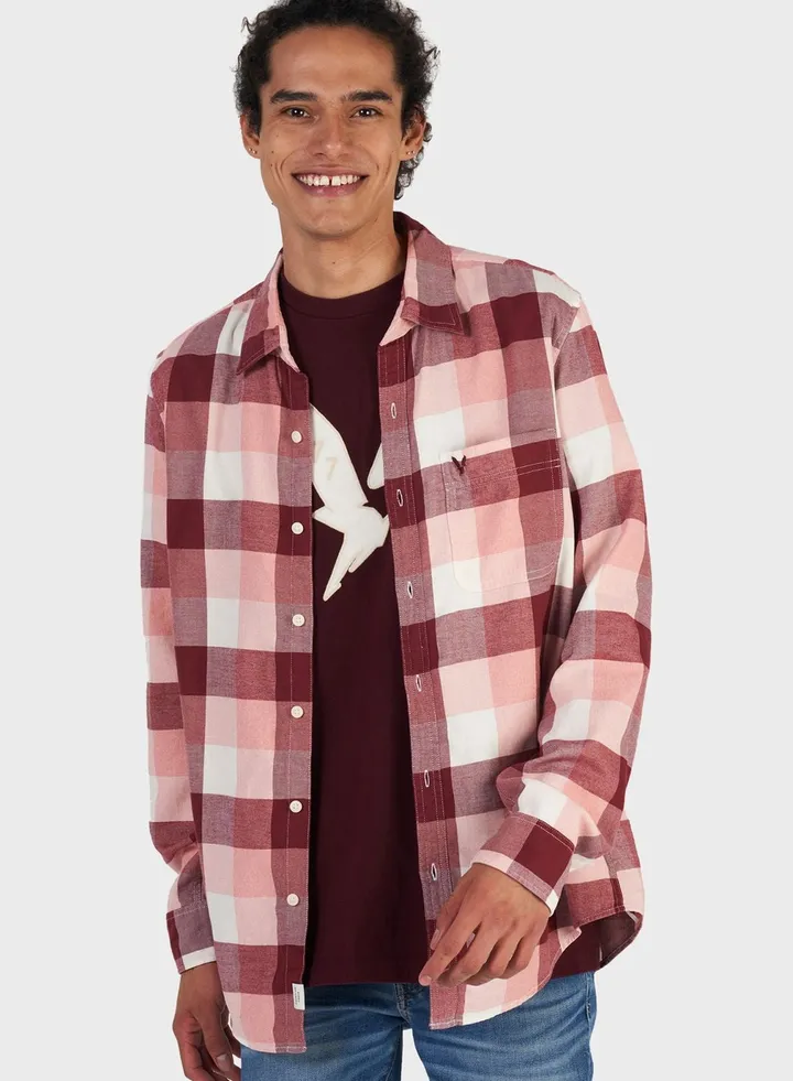 Checked Slim Fit Shirt