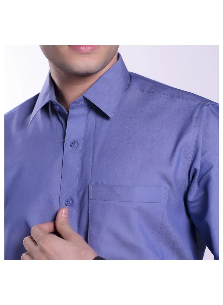 Basix Formal Blue Shirt